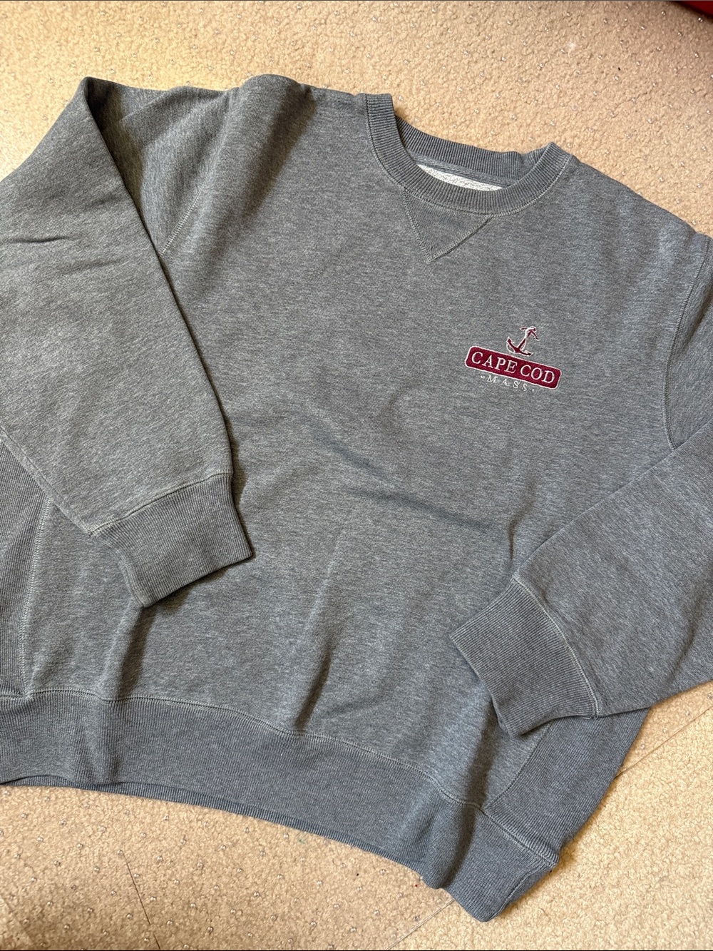Cape Cod Gray Crewneck Sweatshirt - Unbranded
